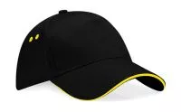 Ultimate 5 Panel Cap - Sandwich Peak Black/Yellow