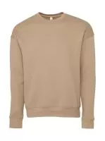 Unisex Drop Shoulder Fleece Tan