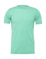 Unisex Heather CVC Short Sleeve Tee Heather Sea Green