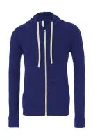 Unisex Triblend Full Zip Hoodie Navy Triblend