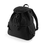 Vintage Canvas Backpack Vintage Black