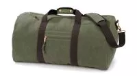 Vintage Canvas Holdall  Vintage Military Green