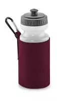 Water Bottle And Holder Burgundy