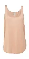 Women`s Flowy Side Slit Tank Peach