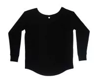 Women`s Loose Fit LS T Black