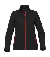 Women`s Orbiter Softshell Jacket Black/Bright Red