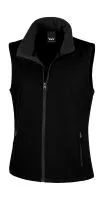 Women`s Printable Softshell Bodywarmer Black/Black