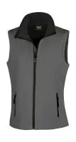 Women`s Printable Softshell Bodywarmer Charcoal/Black