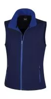 Women`s Printable Softshell Bodywarmer Navy/Royal