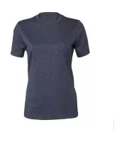 Women`s Relaxed CVC Jersey Short Sleeve Tee Heather Navy