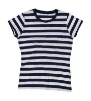 Women`s Stripy T Navy/White