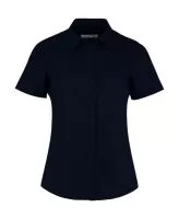 Women`s Tailored Fit Poplin Shirt SSL Dark Navy