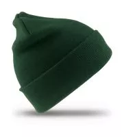 Woolly Ski Hat Bottle Green