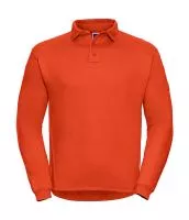 Workwear Sweatshirt with Collar Narancssárga