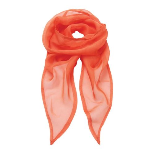 'COLOURS COLLECTION' PLAIN CHIFFON SCARF