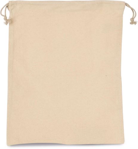 COTTON BAG WITH DRAWCORD CLOSURE - LARGE SIZE