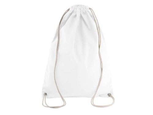 COTTON DRAWSTRING BACKPACK