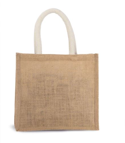 JUTE CANVAS TOTE - MEDIUM