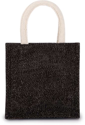 JUTE CANVAS TOTE - SMALL