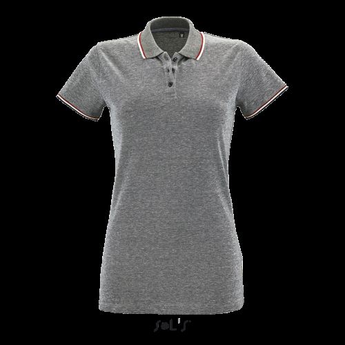 SOL'S PANAME WOMEN - HEATHER POLO SHIRT