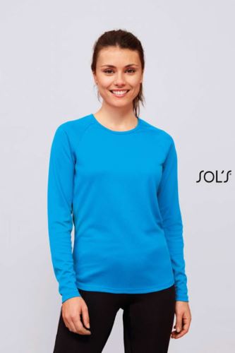 SOL'S SPORTY LSL WOMEN - LONG SLEEVE SPORTS T-SHIRT