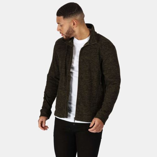 THORNLY MEN - FULL ZIP MARL FLEECE