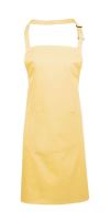 ‘COLOURS’ BIB APRON WITH POCKET Lemon