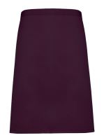 'COLOURS COLLECTION’ MID LENGTH APRON Aubergine