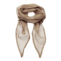 'COLOURS COLLECTION' PLAIN CHIFFON SCARF Khaki