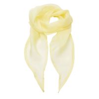 'COLOURS COLLECTION' PLAIN CHIFFON SCARF Lemon