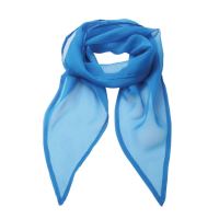 'COLOURS COLLECTION' PLAIN CHIFFON SCARF Sapphire