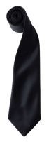 'COLOURS COLLECTION' SATIN TIE Black