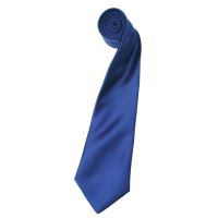 'COLOURS COLLECTION' SATIN TIE Marine Blue