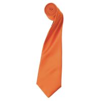 'COLOURS COLLECTION' SATIN TIE Terracotta