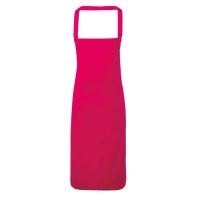 100% COTTON BIB APRON Hot Pink