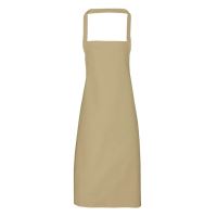 100% COTTON BIB APRON Khaki