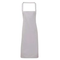 100% COTTON BIB APRON Silver