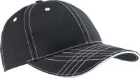 6 PANELS FASHION CAP Black/White