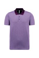 ADULT SHORT-SLEEVED MARL POLO SHIRT 