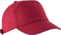 BAHIA - 7 PANEL CAP Red