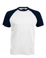 BASEBALL - KONTRASZT PÓLÓ White/Navy