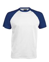 BASEBALL - KONTRASZT PÓLÓ White/Royal Blue