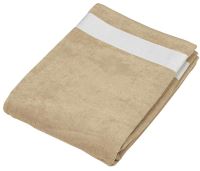 BEACH TOWEL törölköző Beige/White