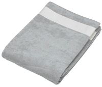 BEACH TOWEL törölköző Light Grey/White