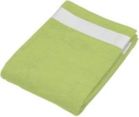 BEACH TOWEL törölköző Lime/White