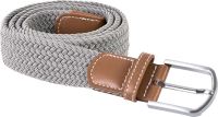 BRAIDED ELASTICATED BELT Light Grey