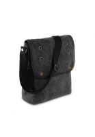 CANVAS SHOULDER BAG Black