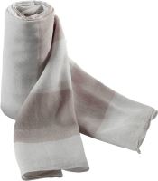 CHECHE SCARF Beige/White