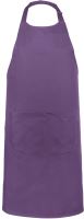 COTTON APRON WITH POCKET Purple