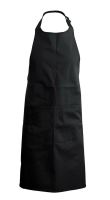 COTTON APRON WITH POCKET Black